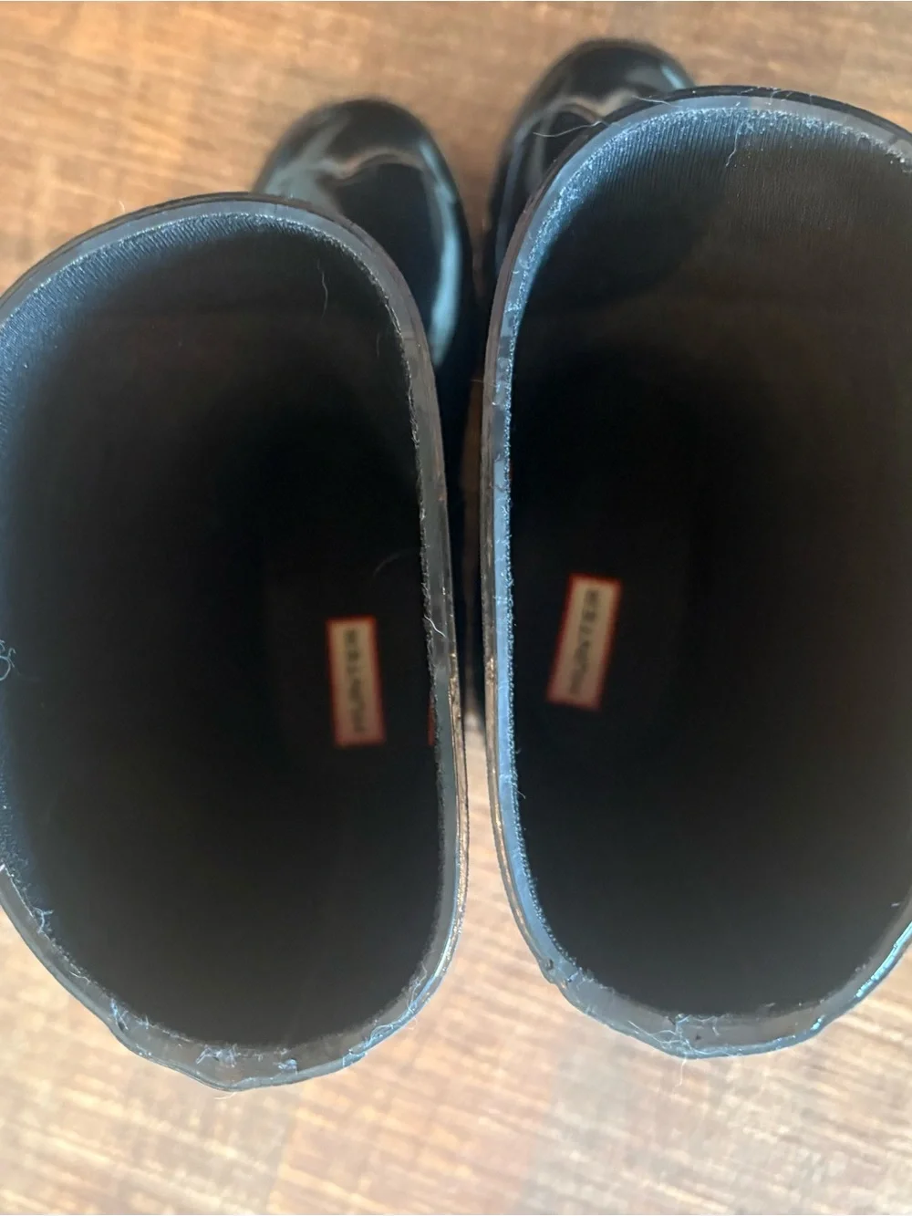 Hunter Gloss Black, Mid-calf, Rain Boots